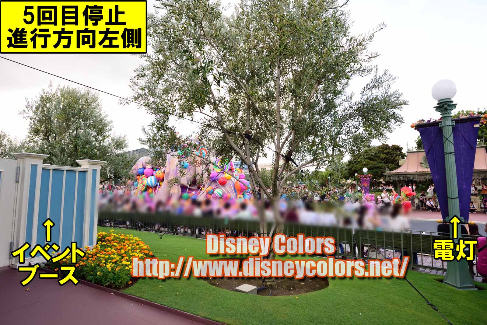 Tdl ハロウィーン ポップンライブ16 フロート停止位置 鑑賞ガイド Disney Colors Event Guide